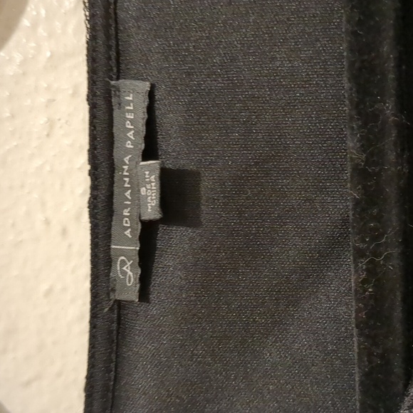 Adrianna Papell Black Long Sleeve Lace Blouse Size Small - Picture 2 of 4